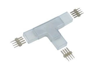 Коннектор Т-образный для светодиод ленты 14мм (разъем-разъем-разъем) (компл.5шт) RGB IEK